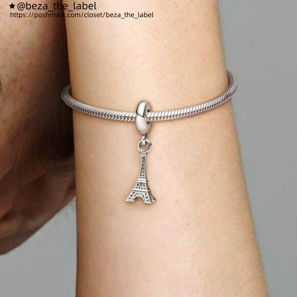 Pandora Paris Eiffel Tower Dangle Charm - Picture 2 of 2